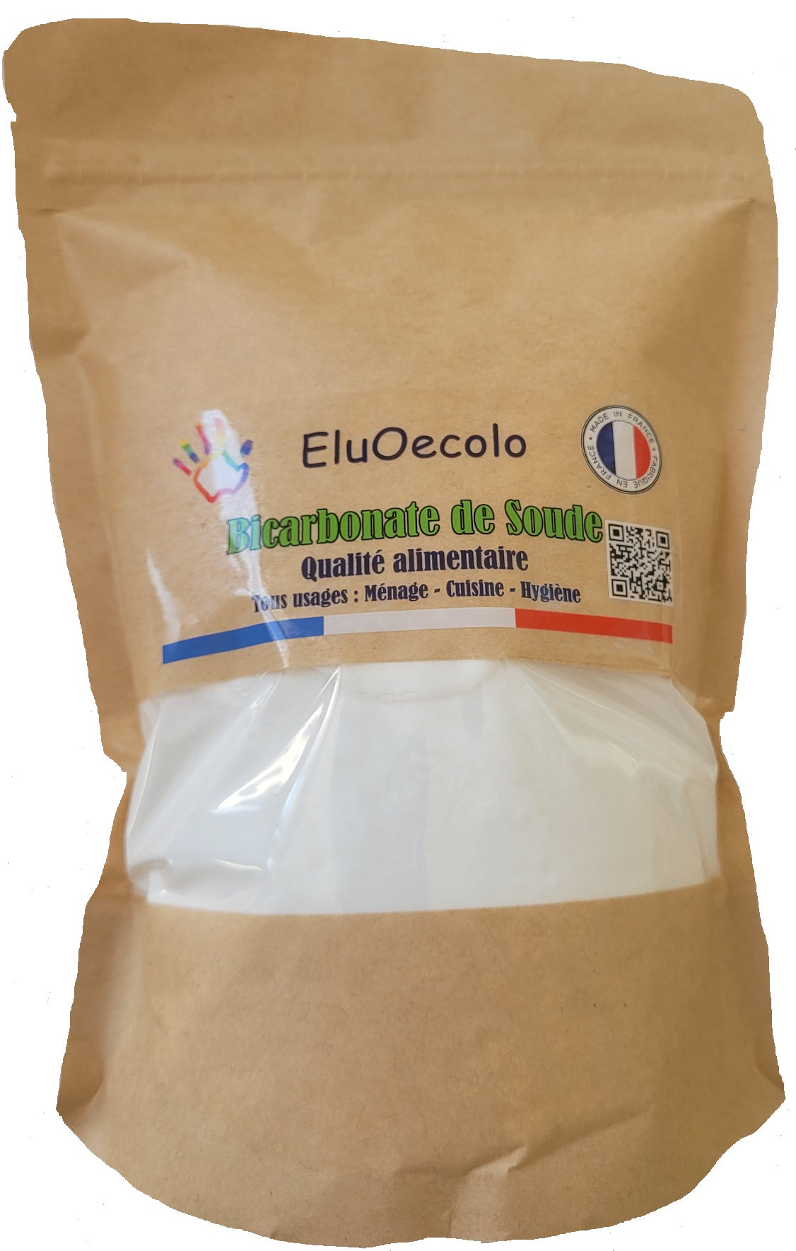 Bicarbonate de Soude DOYPACK 1kg zippé qualité alimentaire