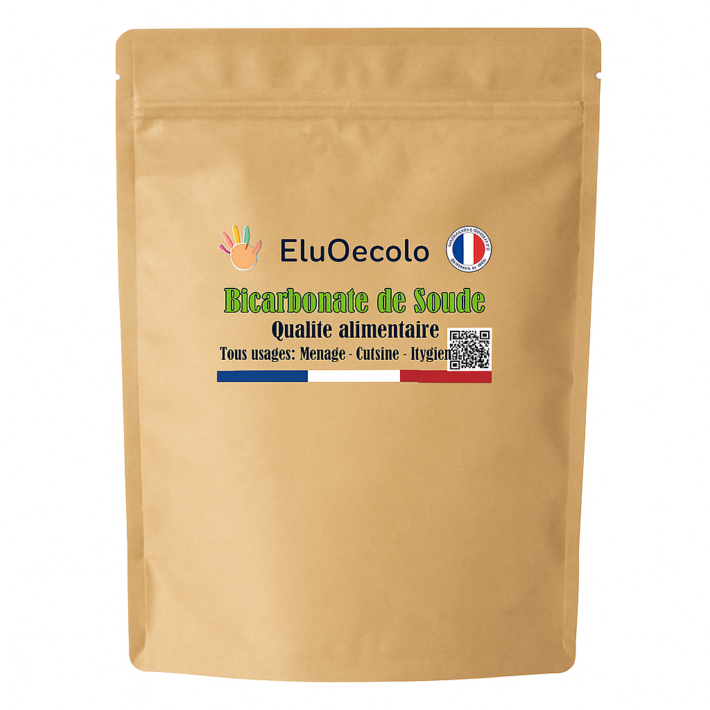 Bicarbonate de Soude DOYPACK 3kg zippé qualité alimentaire avec doseur à l'intérieur